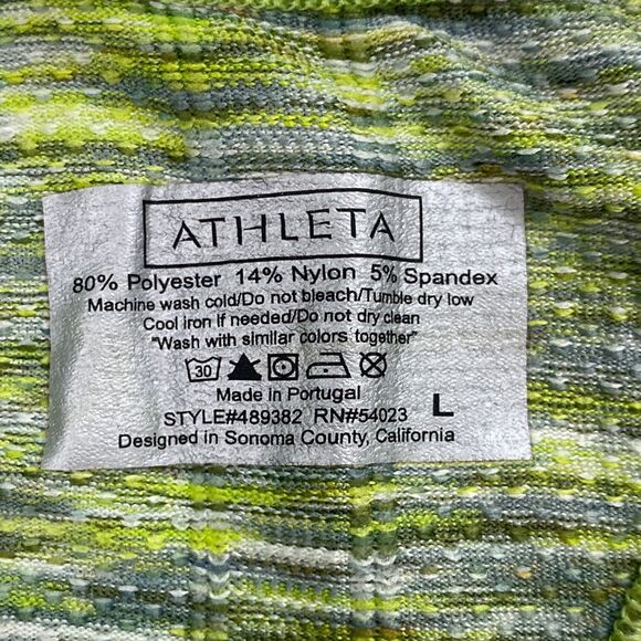 Athleta Fastest Track Green Space Dye Tank - Picture 3 of 7